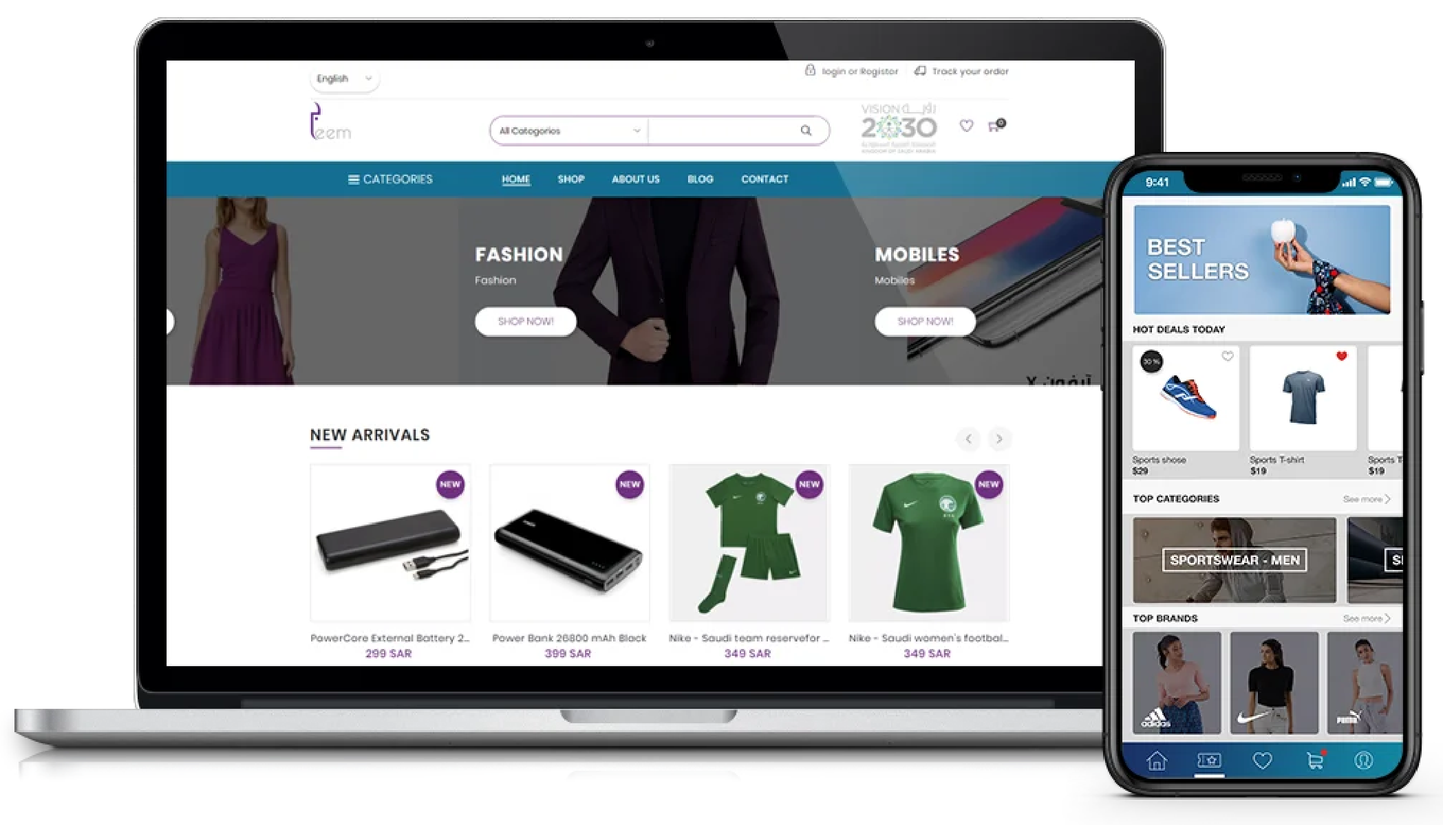 E-Commerce Platform — Online Retail platform by Intcore